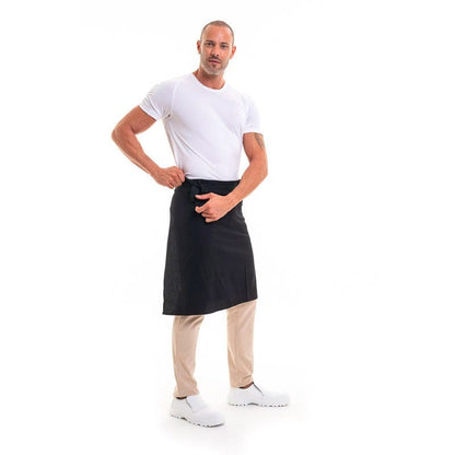 Robur Black Half Chef Apron Coton Phoenix - ROBUR