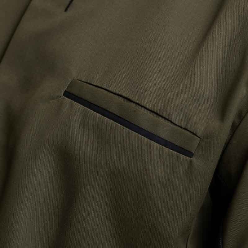 Robur DUNES Olive/Black Short Sleeve Kitchen Coat - ROBUR