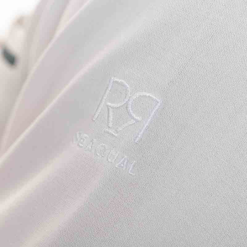 Robur DUNES Short Sleeve White Ocean Kitchen Coat - ROBUR