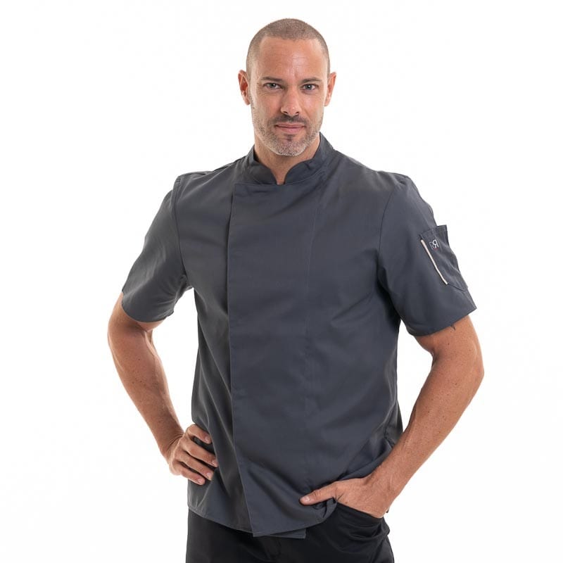 Robur Nero MC Gray Kitchen Coat - ROBUR