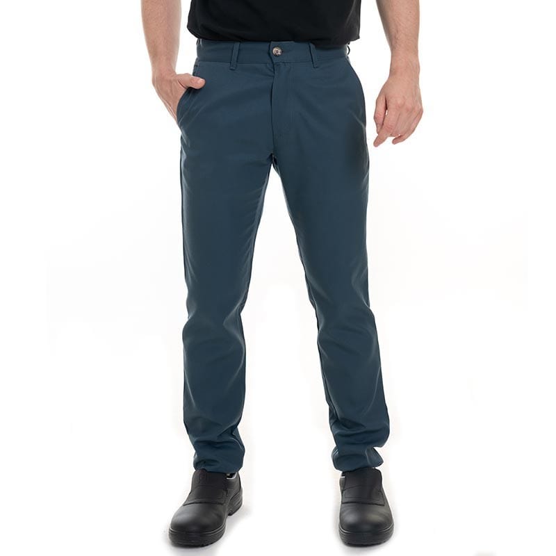 Robur Ocean Detroit Kitchen Trousers Ocean Blue - SEAQUAL INITIATIVE - ROBUR