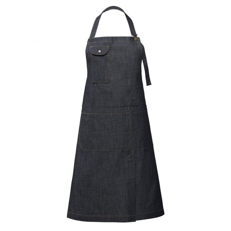 Robur One size Denim Kitchen Apron with Bib - VIGNOBLE- ROBUR