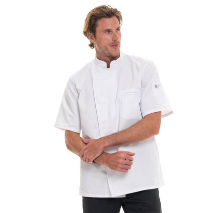 Robur Short Sleeve White Kitchen Coat - ENERGY- ROBUR