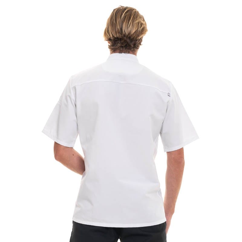 Robur Short Sleeve White Kitchen Coat - ENERGY- ROBUR