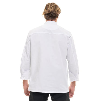 Robur White Long Sleeve Kitchen Coat Energy - ROBUR