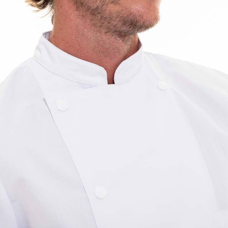 Robur White MADRAS Long Sleeve Kitchen Coat - ROBUR