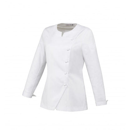 Robur White Women's Kitchen Coat Valloire Cotton - ROBUR