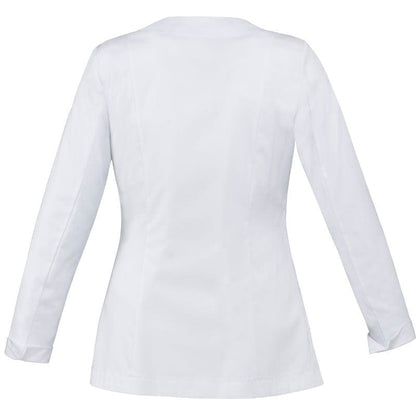 Robur White Women's Kitchen Coat Valloire Cotton - ROBUR