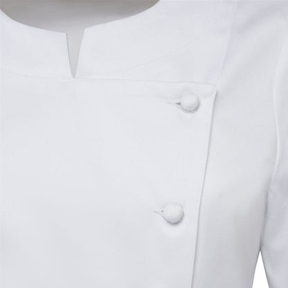 Robur White Women's Kitchen Coat Valloire Cotton - ROBUR