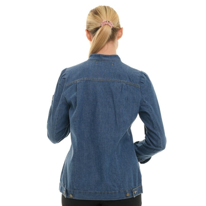 Robur Women's Washed Denim Long Sleeve Kitchen Coat Holly - ROBUR