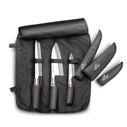 Sabatier chef Knives 3-Piece Japanese Stainless Steel Knife Set with Case - SABATIER